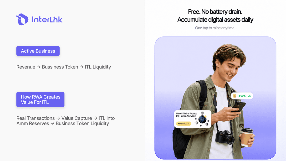 LinkersMap marketplace interface showing merchants accepting ITL payments on InterLink Mainnet