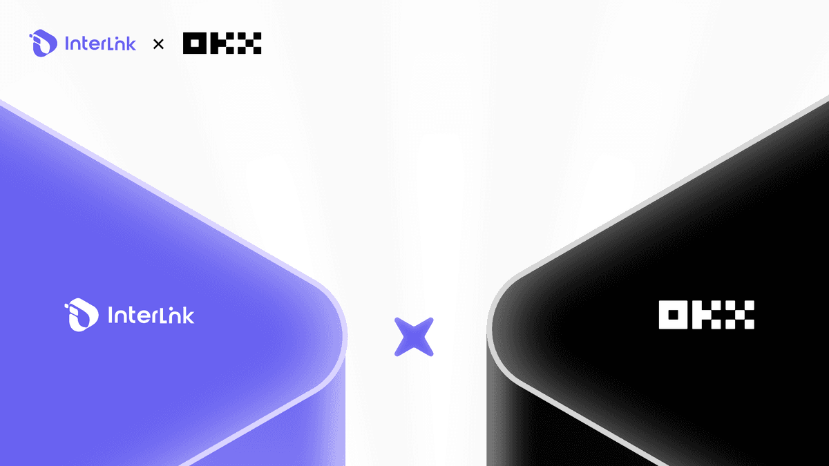InterLink Labs and OKX partnership announcement with 10 Million Linkers celebration and community activities coming soon.